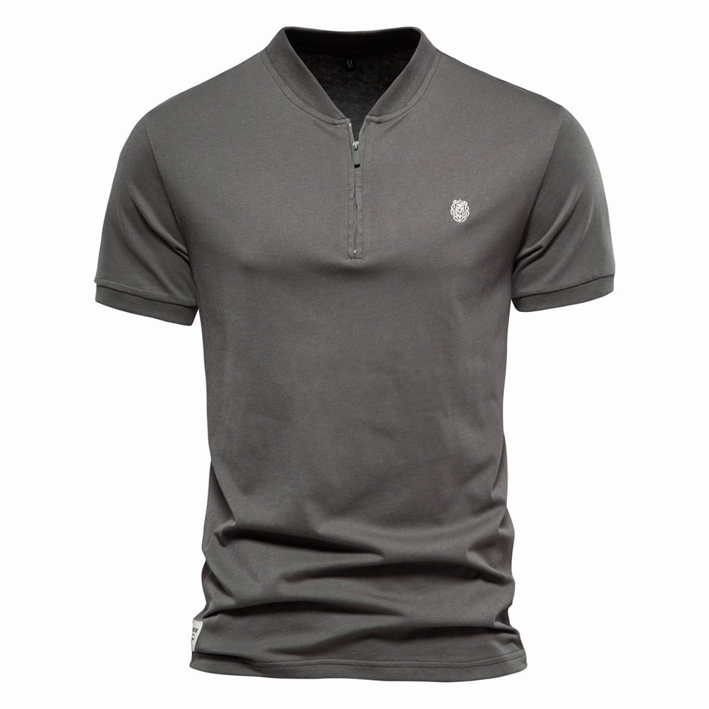 West Louis? Casual V-neck Cotton Summer Tee Minimal Fit