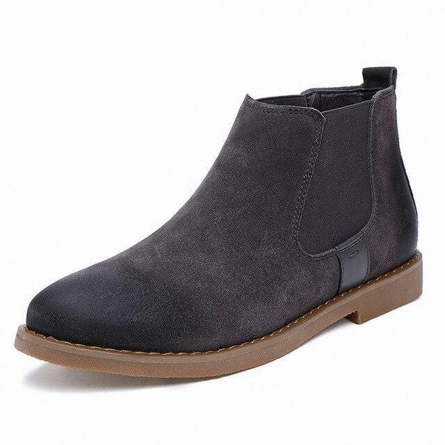 West Louis? Chelsea Fashion Suede Leather Boots Quiet Chic Quick Drying Rural Traveler
