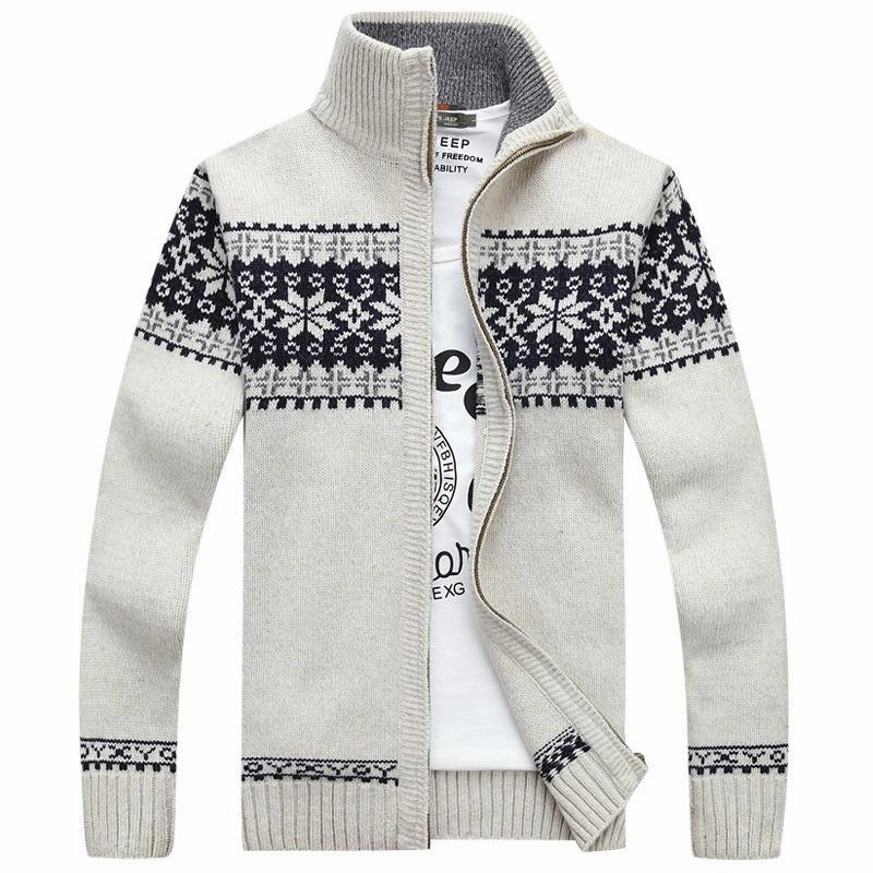 Lightwear Look West Louis? Christmas Snowflake Wool Sweater