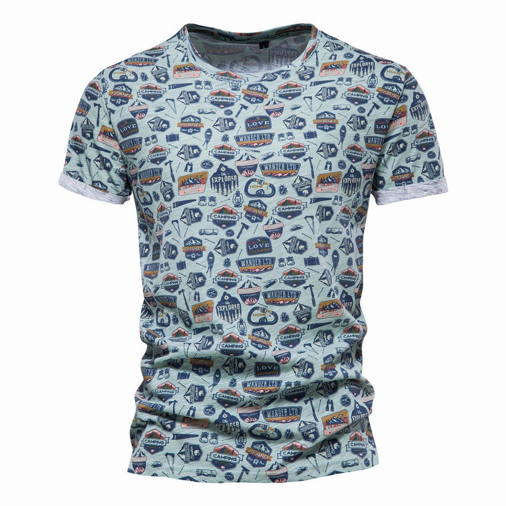 Easygoing Wear Odor-resistant West Louis? Designer Finest Cotton Men T-shirt