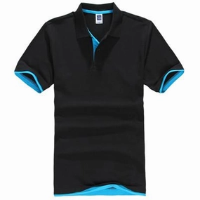 West Louis? Designer Solid Cotton Polo Shirt [ 15 Colors ] Functional Fit