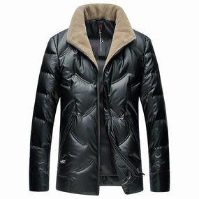 High Neck AntiStaticCoating West Louis? Duck Down Western Style Coat