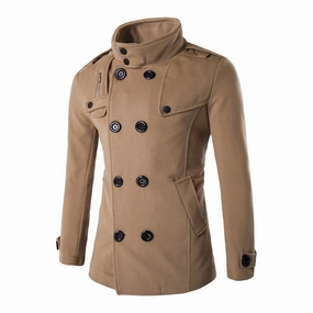 Odor Resistant Tech West Louis? England Business Double Breasted Trench Coat