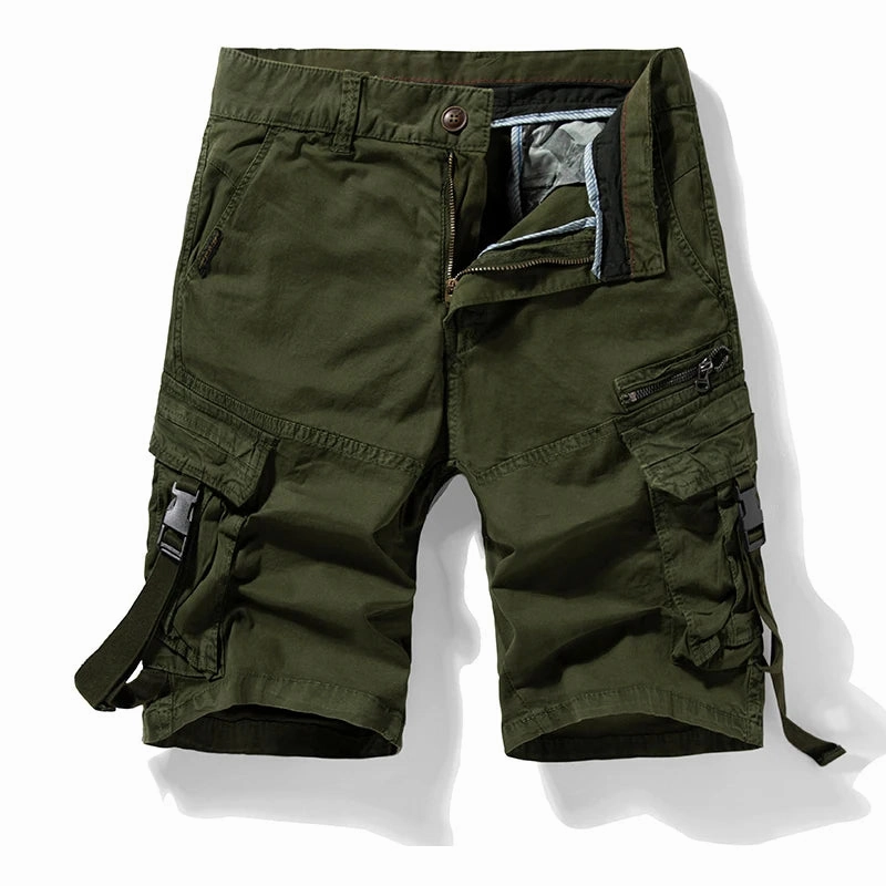 West Louis? Fashion Cotton Multi-Pocket Army Tactical Shorts Tailored Fit