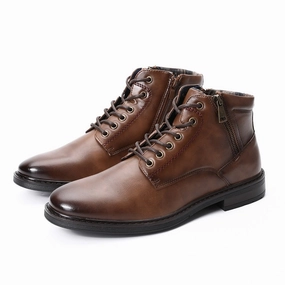 High Traction Weather Resistant User West Louis? Handmade Leather Business Style Winter Boots