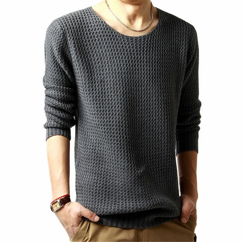 West Louis? Hedging O-Neck Style Sweater Seasonal Comforted Ventilation Panel Design