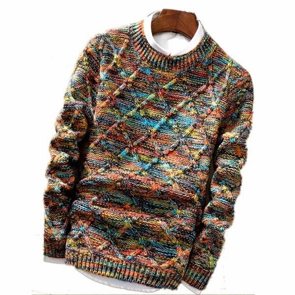 West Louis? Knitwear Casual Autumn Sweater Outdoor Leisure Simple Warmth