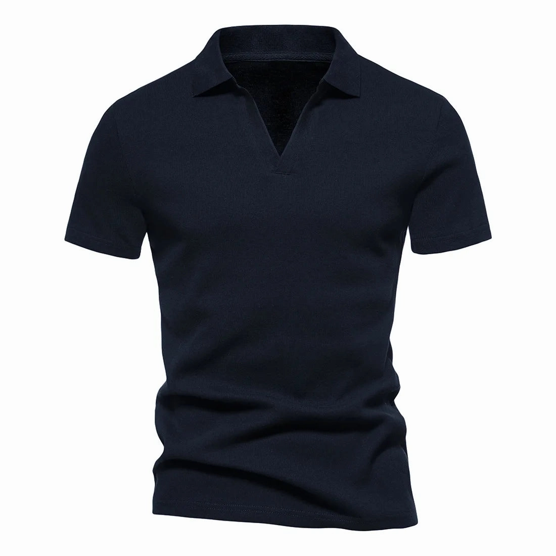 Fit Flex West Louis? Men's V-Neck Polo Style Henley Tee