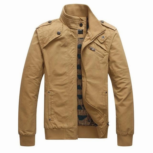 West Louis? Men's Wind Proof Bomber Jacket Smart Casual simple design
