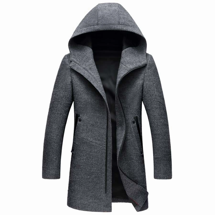 West Louis? Middle Long Thick Warm Overcoat Classic Urban Wear