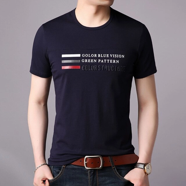 All-day style West Louis? O-Neck Streetwear Summer Cotton Tshirt