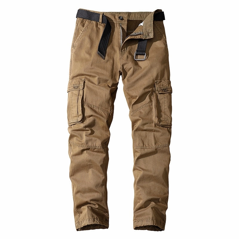 West Louis? Outdoor Military Multi Pocket Cargo Trousers Light Reflective Details