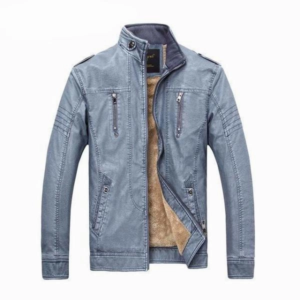 Interchangeable Liners West Louis? PU Leather Velvet Jacket