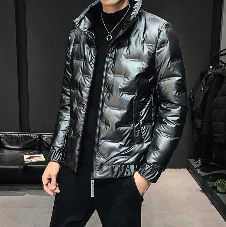 Quick Pull Zipper West Louis? Simpe Stylish Warm Thick Male Jacket