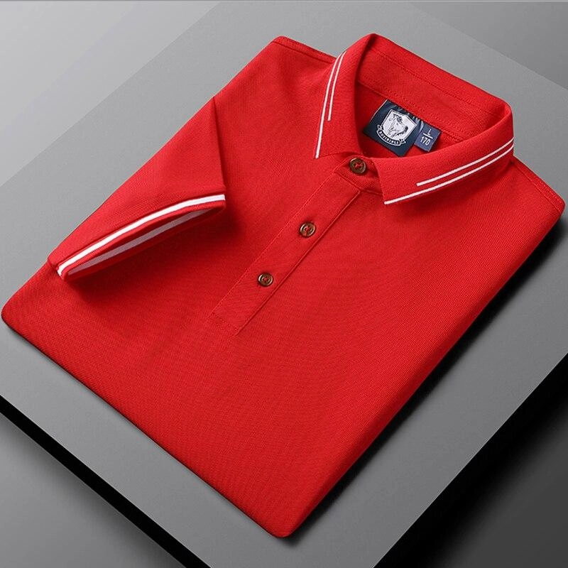 West Louis? Solid Color Polo Tees Breathable Fit Smart Design