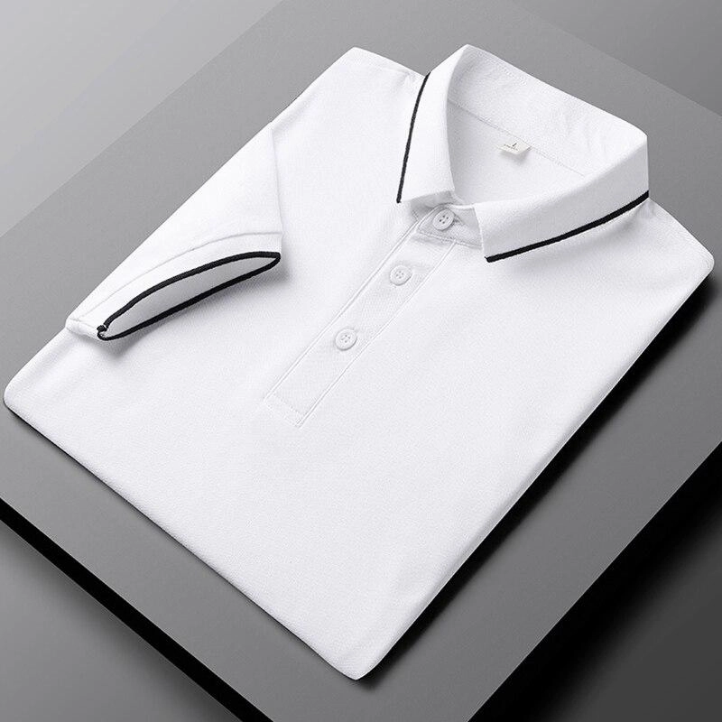 Chic Appearance Classic Layer West Louis? Solid Golf Summer Cotton Polo Shirt