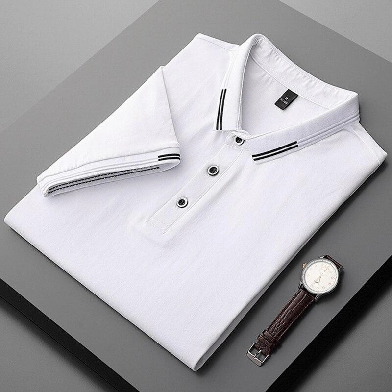 Casual Chic West Louis? Spring&Summer Turn Down Collar T Shirt