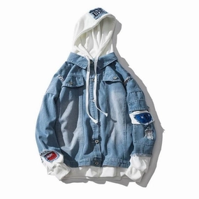 Abrasion Resistant Fabric West Louis? Spring Mens Hooded Jackets