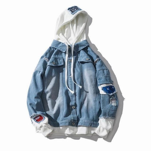 Abrasion Resistant Fabric West Louis? Spring Mens Hooded Jackets