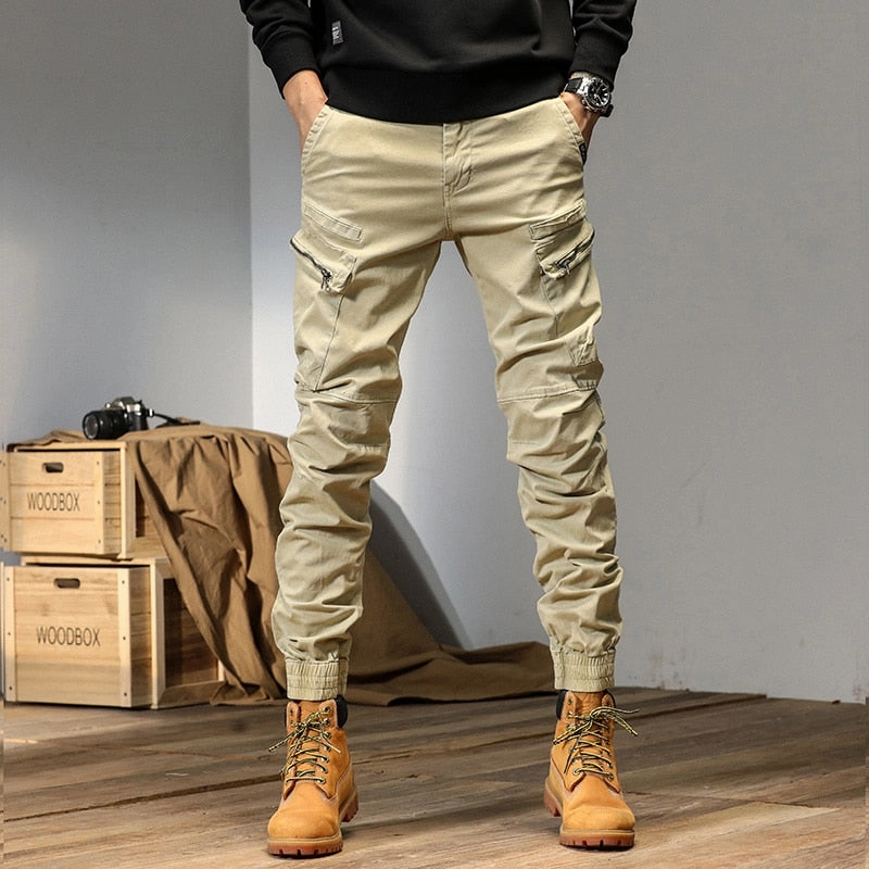Comfy Texture Moisture Wicking Technology West Louis? Streetwear Techwear Cargo Pants - Multi-Pocket Tactical Trousers