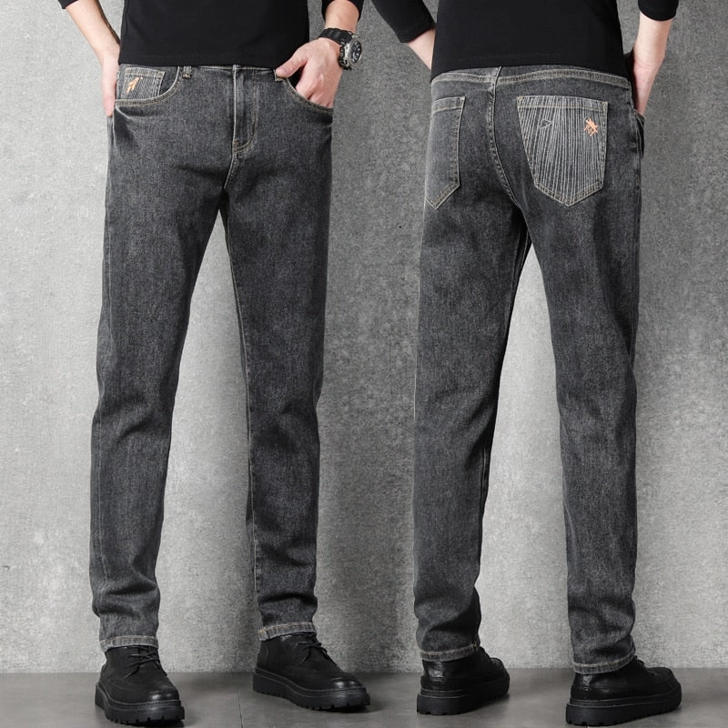 Athlete Fit High Quality Neutral Piece West Louis? Stretch Slim Fit Fashion Designer Denim Jeans