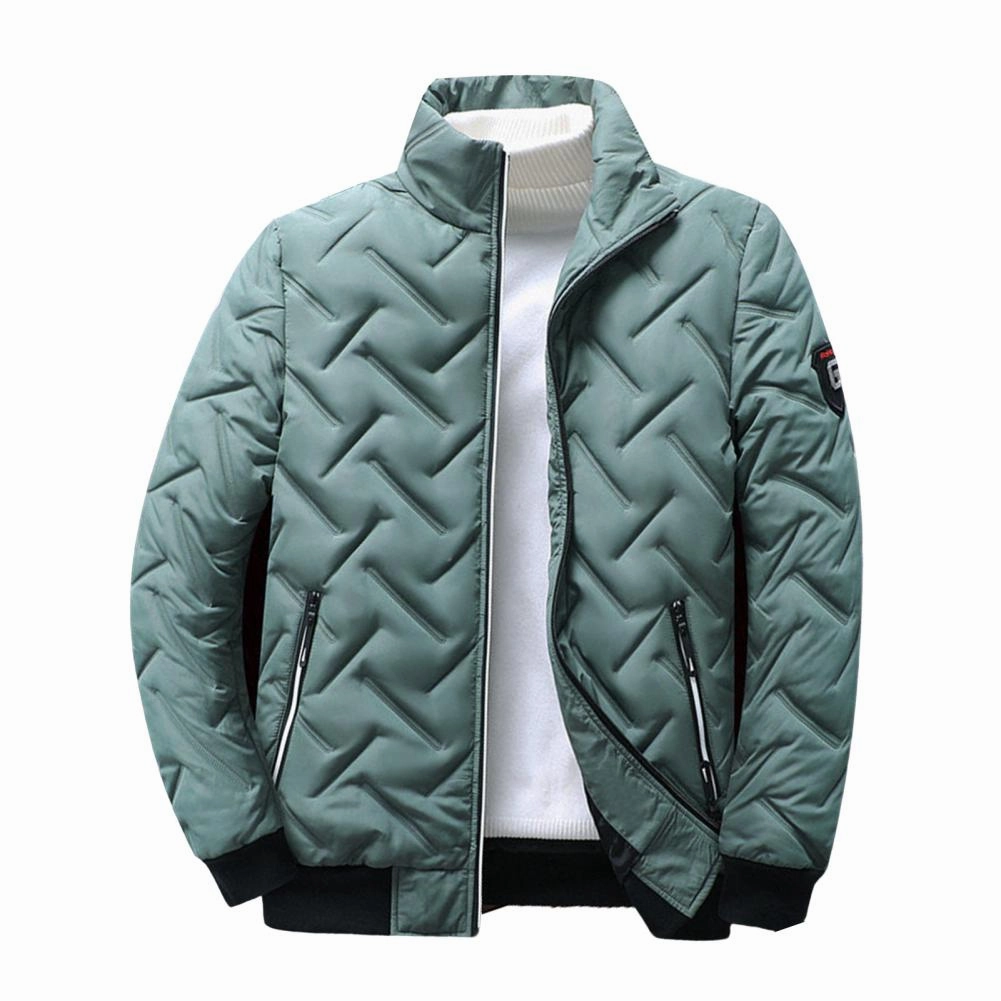 Casual Fit Layer Crisp Layer West Louis? Thermal Padded Thick Jacket