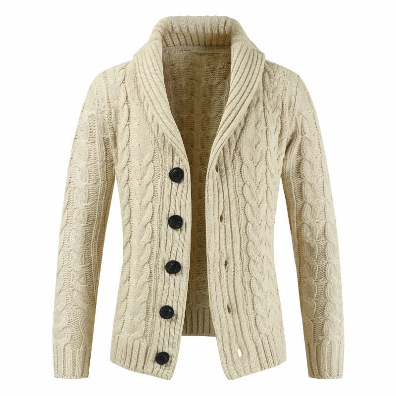 Machine Washable Design AirflowOptimized Pattern West Louis? Trending Lapel Knit Sweater