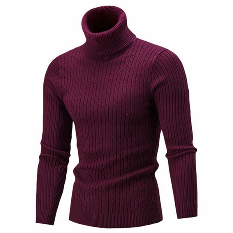 Work Comfort West Louis? Turtleneck Solid Casual Sweater