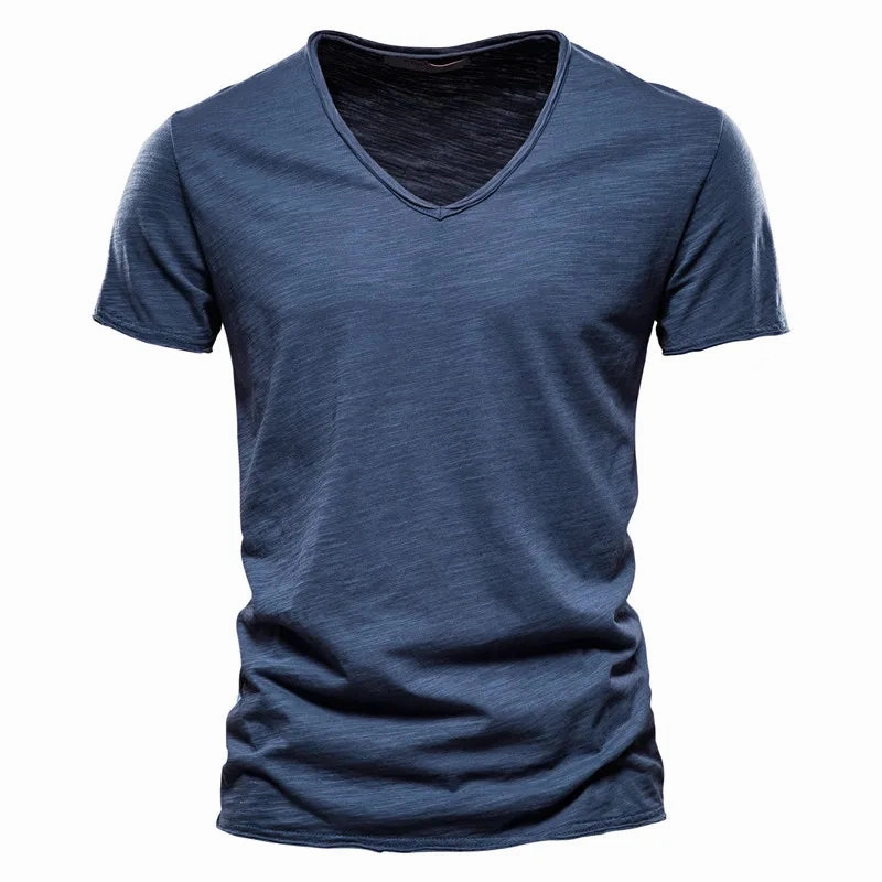 Breathable Comfort Design West Louis? V-Neck Fashion Design Cotton Tee