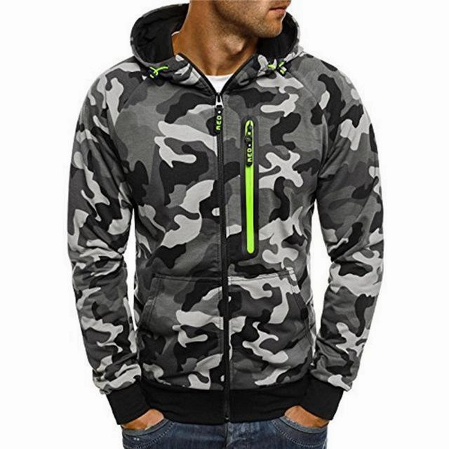 quick dry West Louis? Winter Causal Camo Hoodies