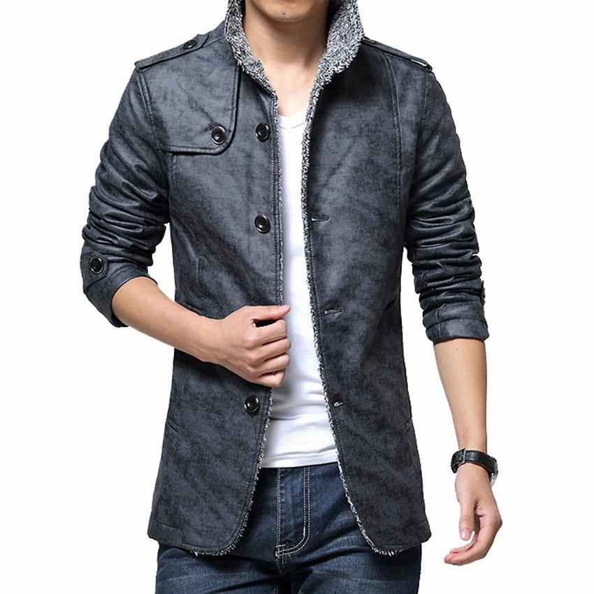 West Louis? Winter Men's Leather Jackets Eco Friendly Dyed Fabric Modern Fit