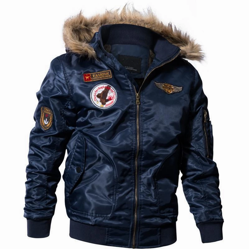 All Day Comfort Design West Louis? Winter Pilot Air Force Jacket