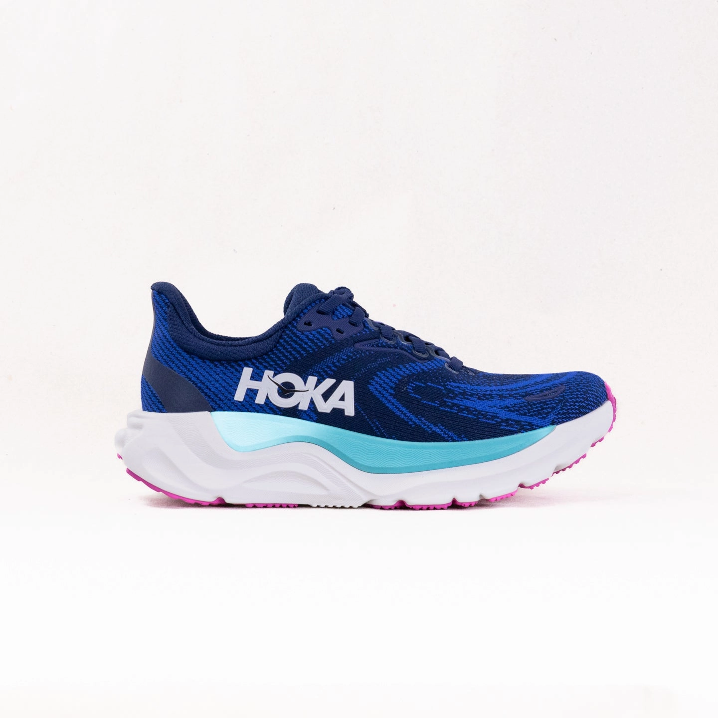 dark shoes Ultra Cushioned Heel Hoka Arahi 8 (Women's) - Midnight Blue / Ultramarine
