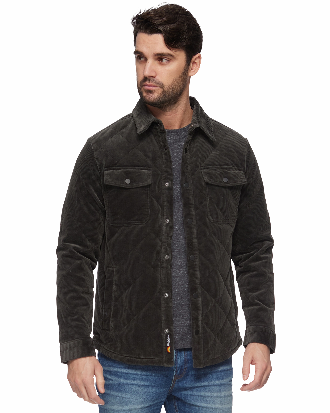 WILBUR FLANNEL-LINED QUILTED CORDUROY JACKET Ventilation System