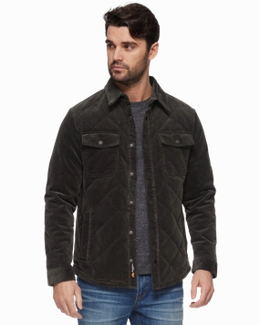 WILBUR FLANNEL-LINED QUILTED CORDUROY JACKET Ventilation System