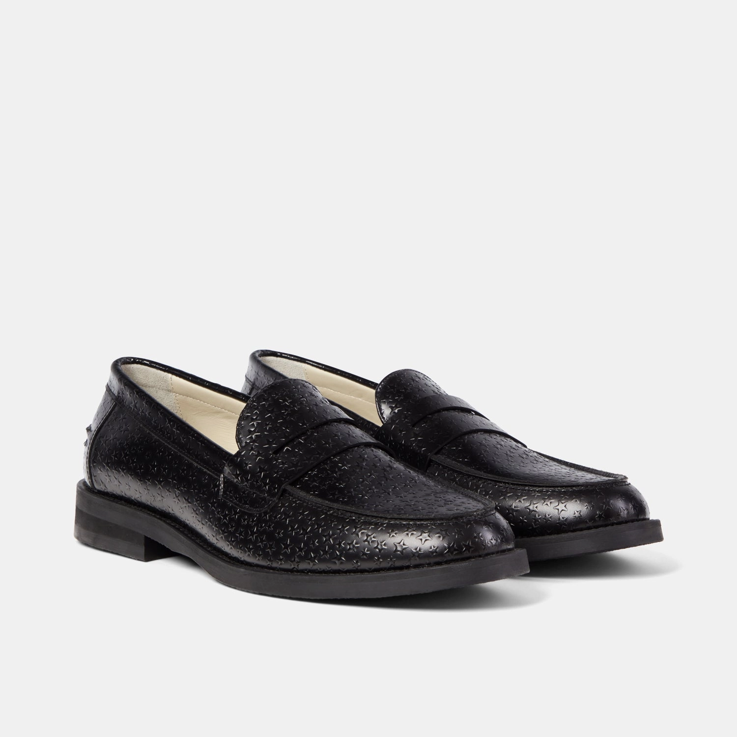 Wilde Black Star Penny Loafer - Men's Bright Pace Sleek Silhouette