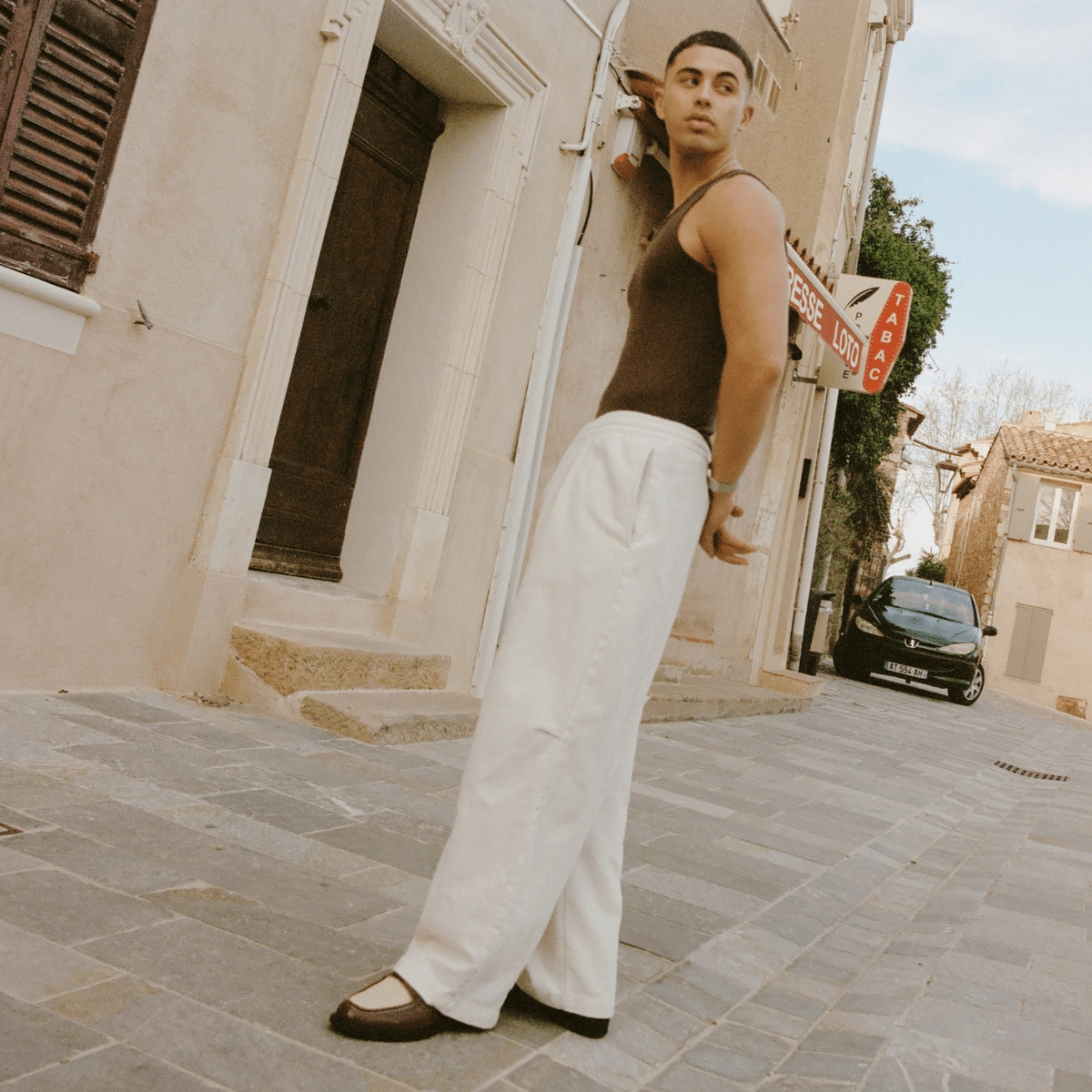 Wilde Chestnut   White Rattan Penny Loafer - Men's Strong Walk Market Walks