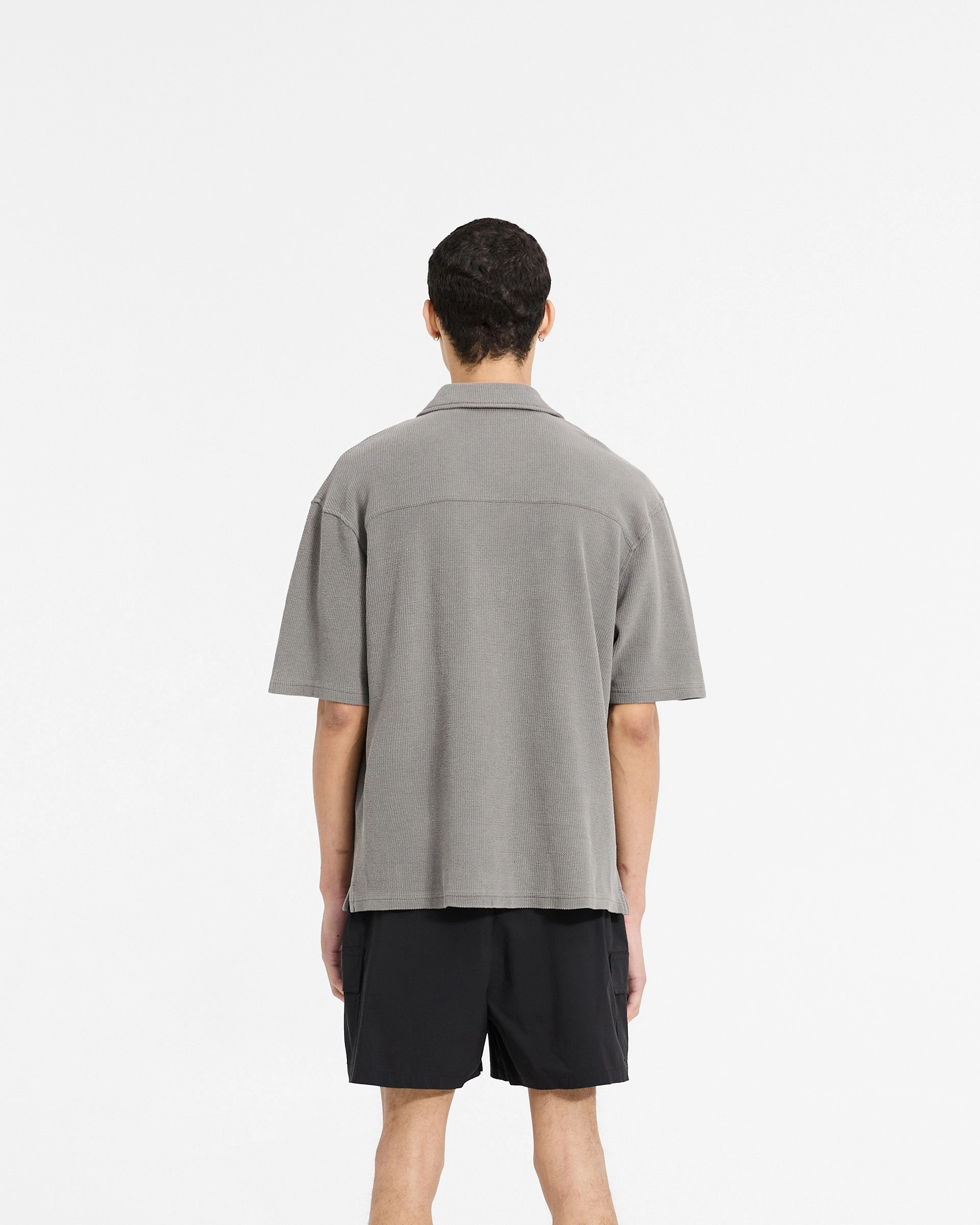Team Building Comfort Wear Waffle Shirt - Ultimate Grey