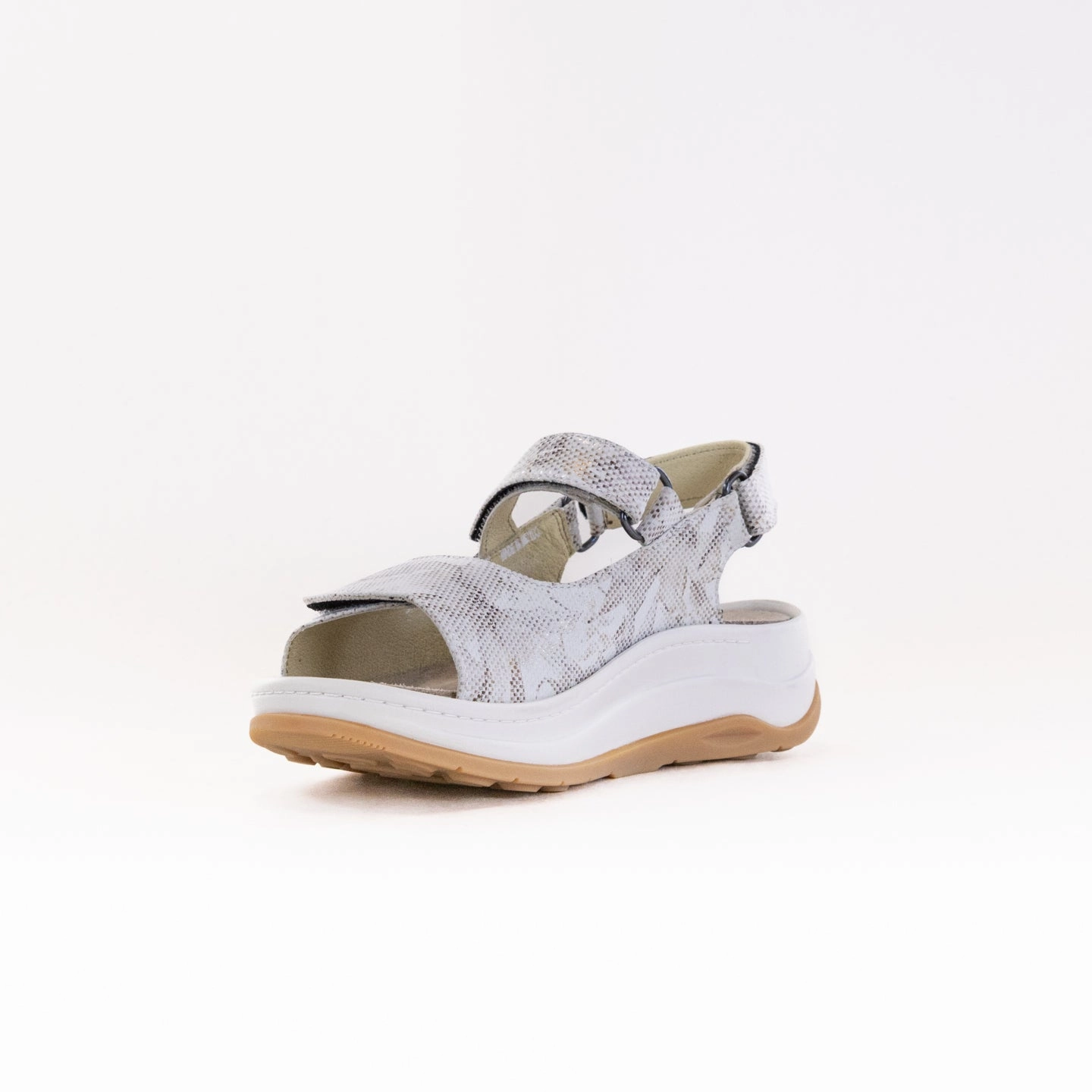 Flexible Flats Environmentally Friendly Footbed Wolky Adura (Women's) - Floral Print Beige