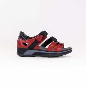 Friend Meet Wolky Desh (Women's) - Savana Leather Red
