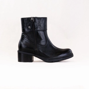 Zip Up Built For Comfort Wolky Fairview (Women's) - Black Comfy Wax