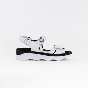 Wolky Medusa (Women's) - White Leather Pool Fun