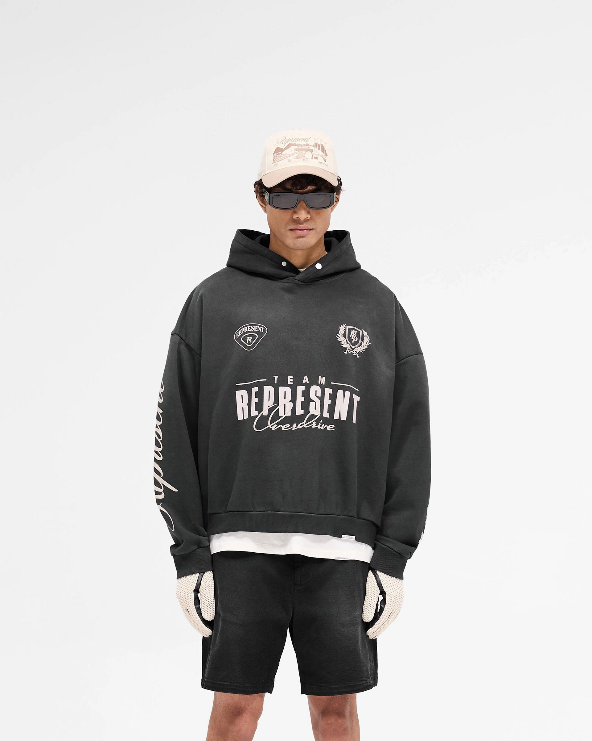 Soft Streetwear cleaning outfit World Championship Hoodie - Stained Black