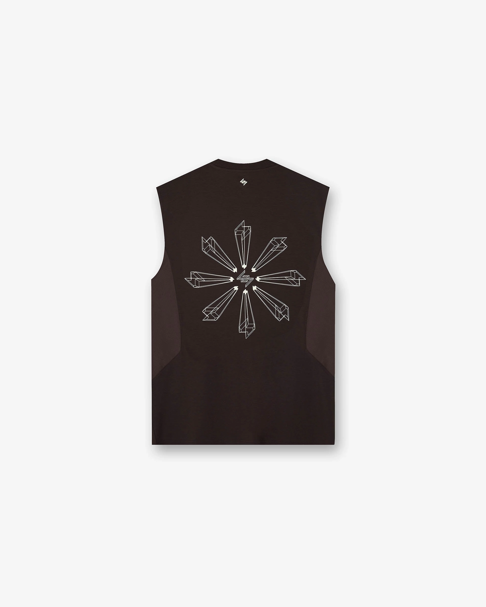 247 Uprising Oversized Tank - Chocolate Layered Look