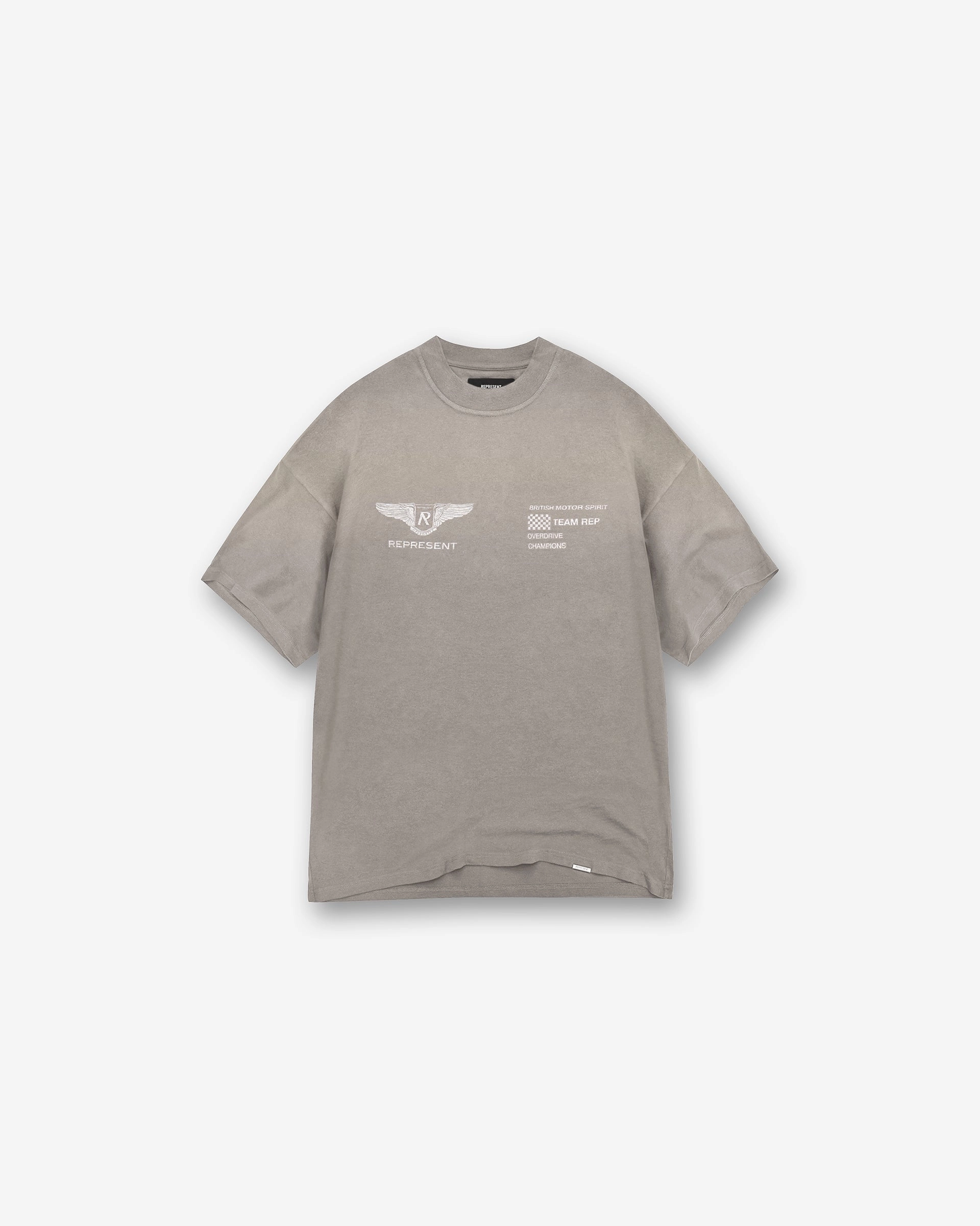 Team Rep T-Shirt - Dark Taupe print design Sleek Layers