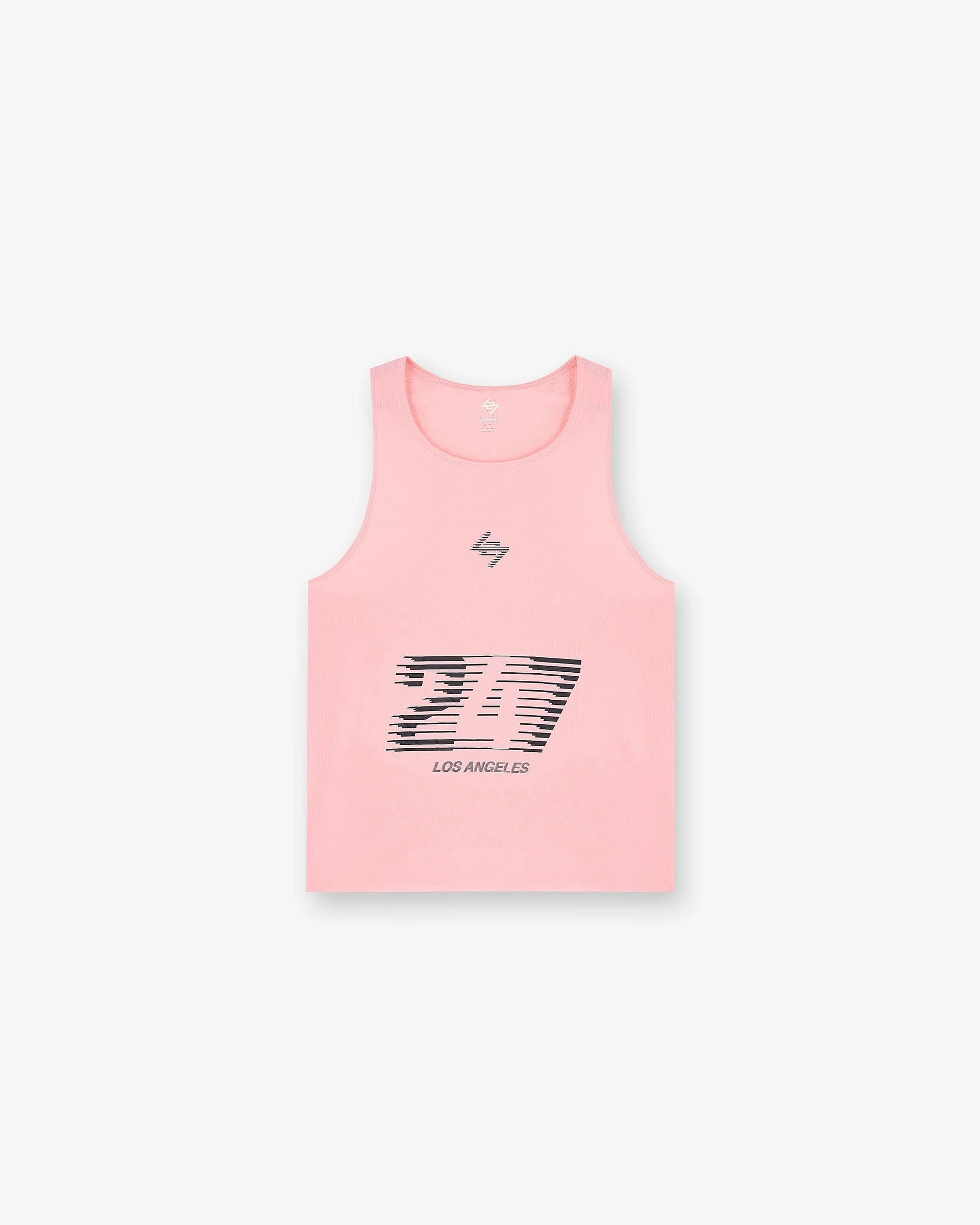 247 Los Angeles Singlet - Pink HeatResistantMaterial Chic Casual Wear