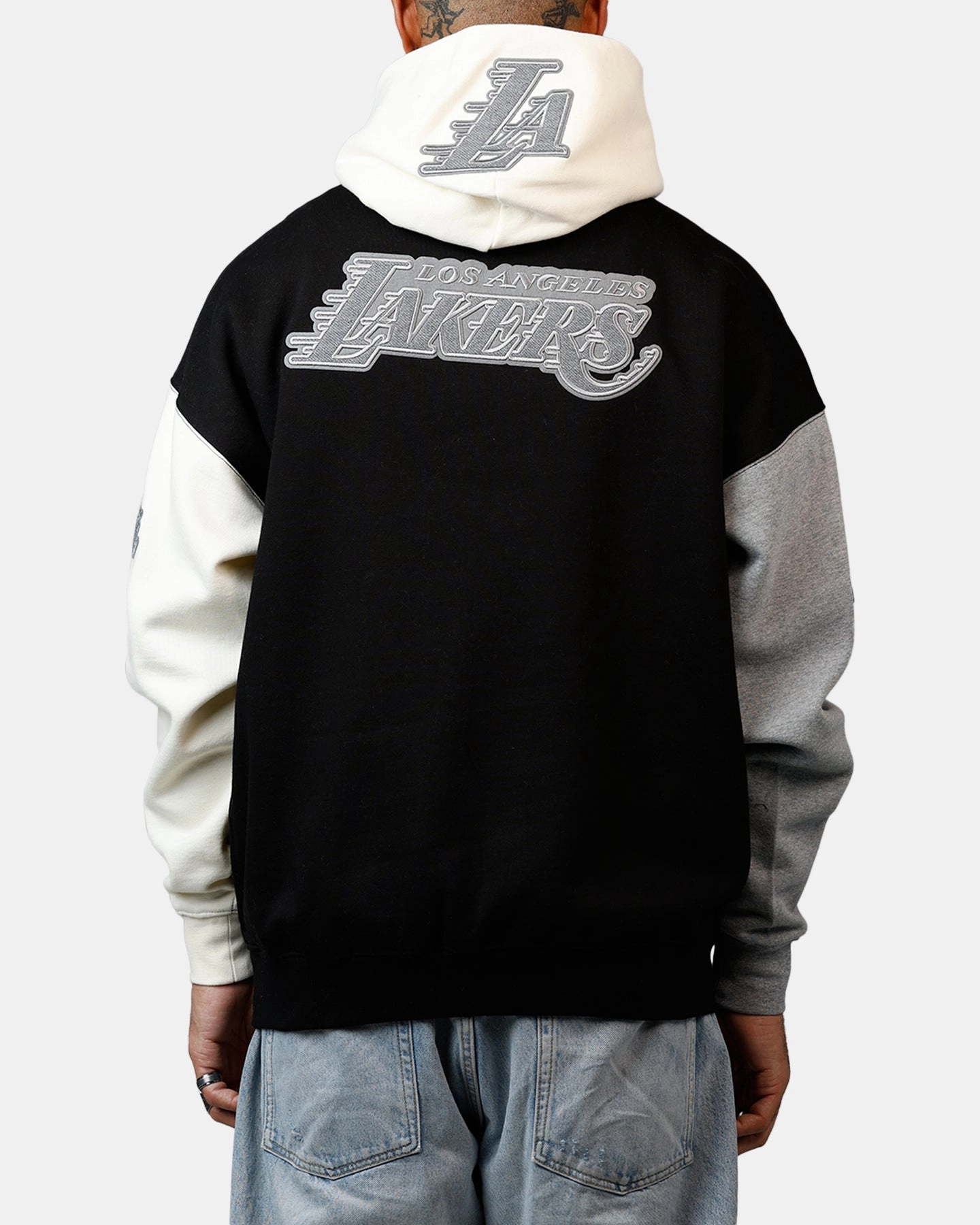 Moisture Management Fabric Moisture Control Lining Pro Standard Los Angeles Lakers Reverse French Terry Hoodie Black/Grey
