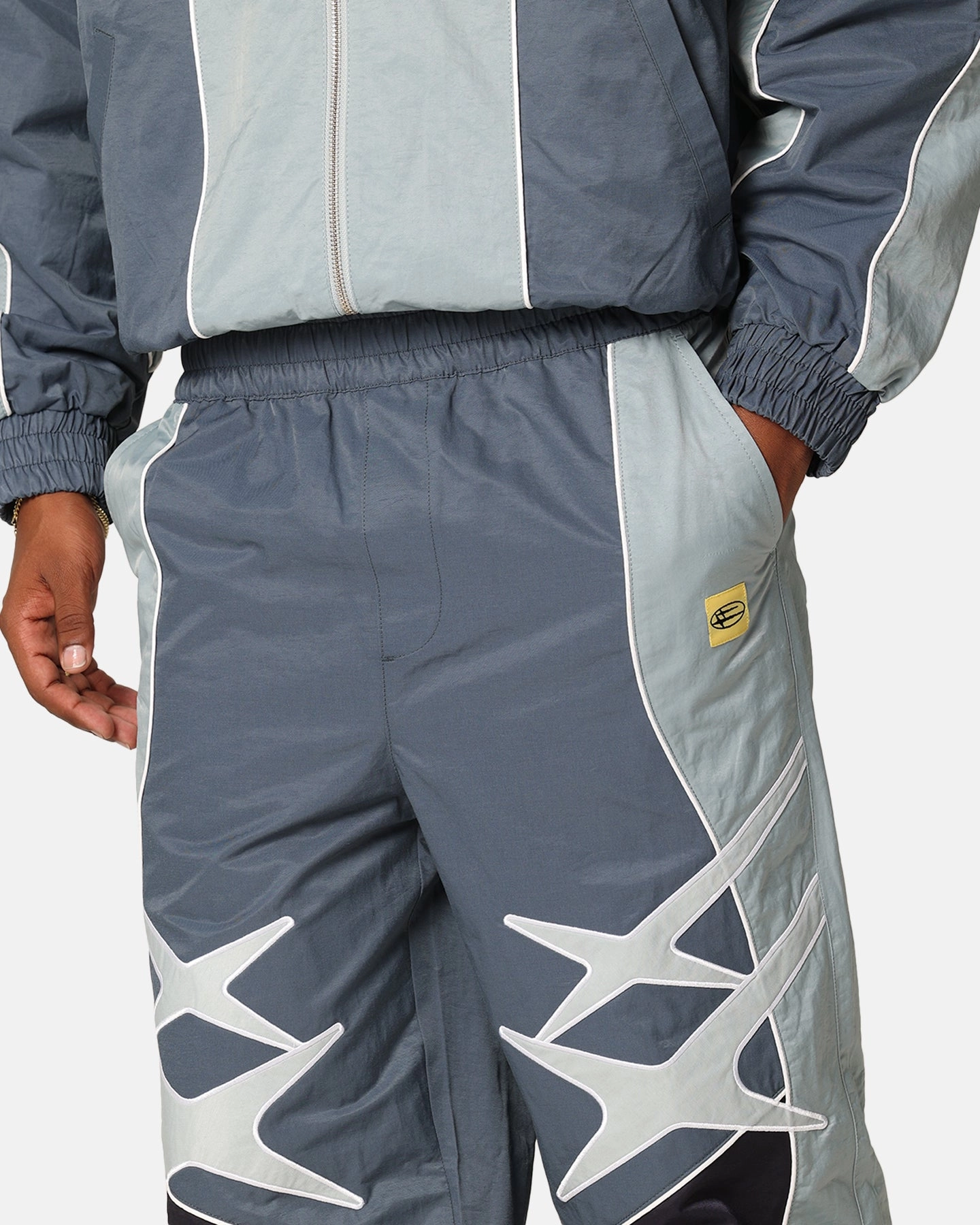 Loiter Paradise Track Pants Blue LightweightDesign Minimal Fit