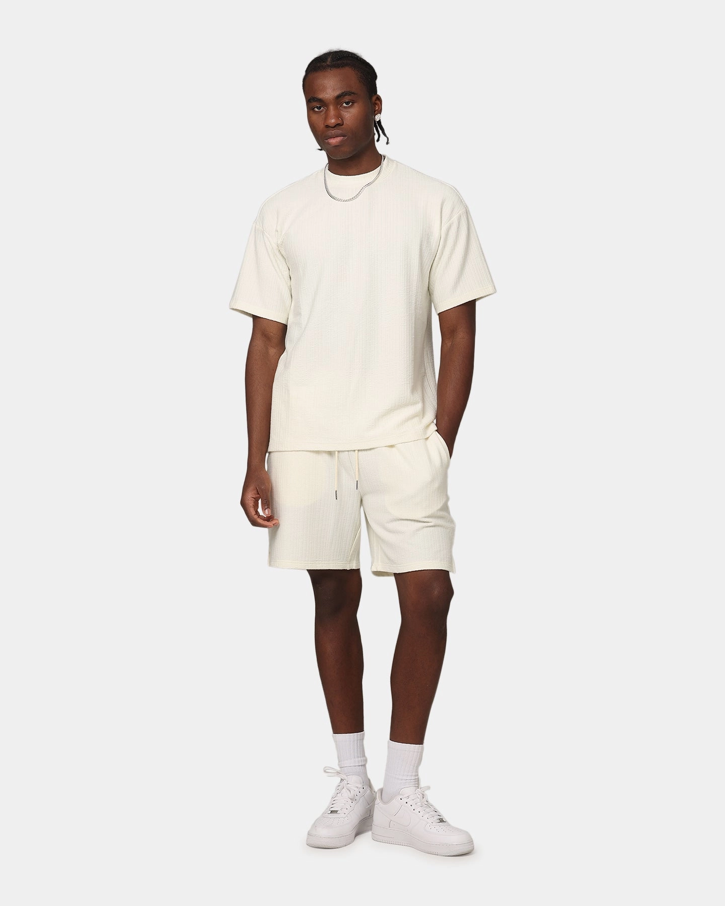 XXIII Andres T-Shirt Off White Thermal Regulation Fabric