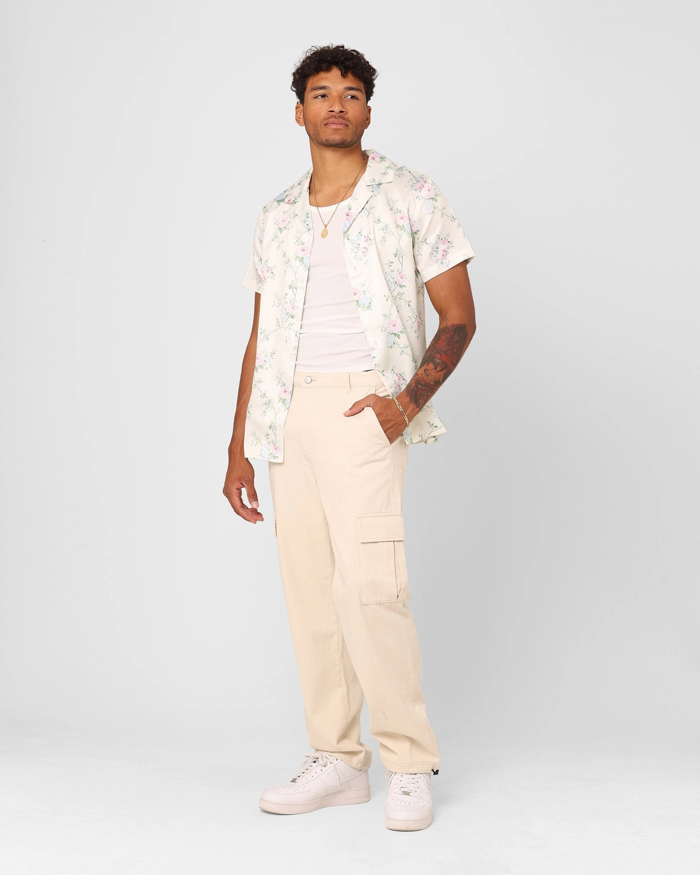 slim fit XXIII Cartney Cargo Pants Sand